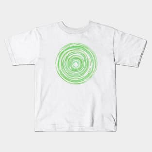 Sun pattern - green Kids T-Shirt